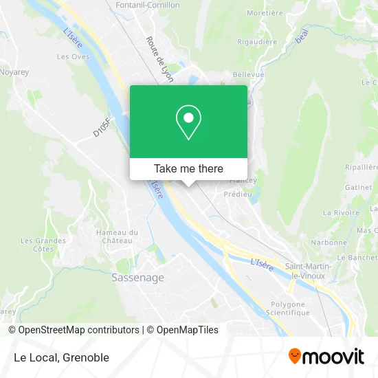 Le Local map