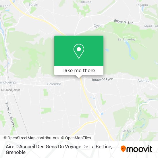 Aire D'Accueil Des Gens Du Voyage De La Bertine map