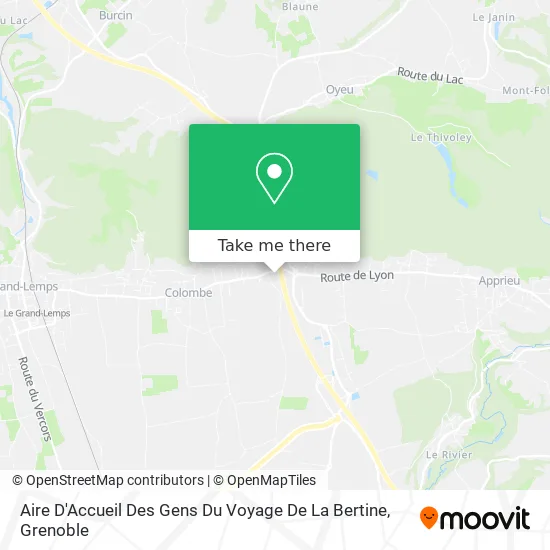 Aire D'Accueil Des Gens Du Voyage De La Bertine map