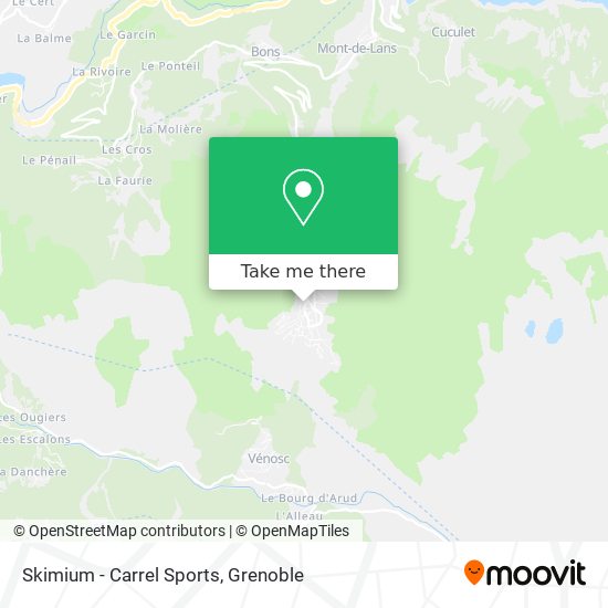 Skimium - Carrel Sports map