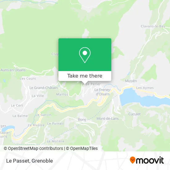 Le Passet map