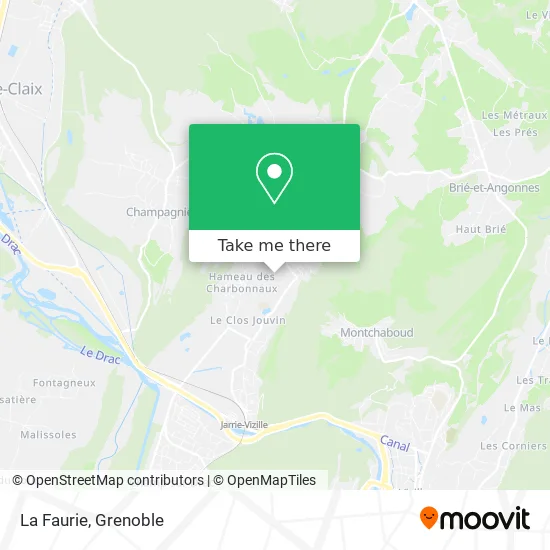 La Faurie map