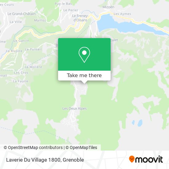 Laverie Du Village 1800 map