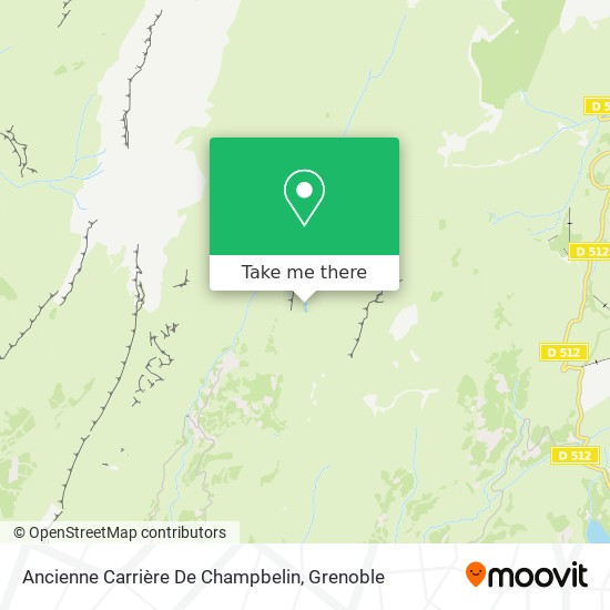Ancienne Carrière De Champbelin map