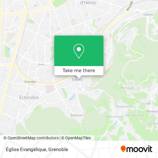 Église Evangélique map