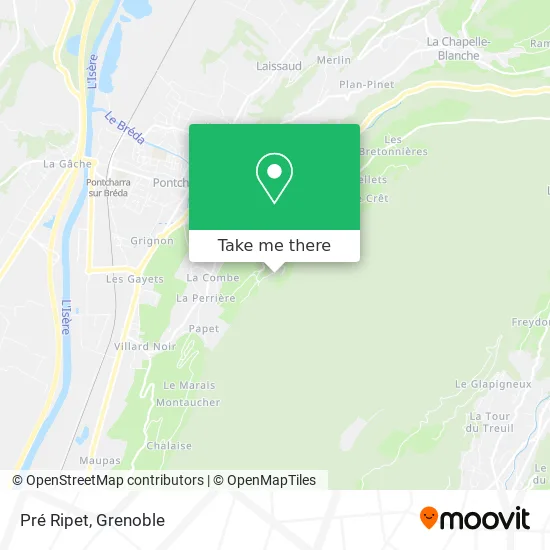 Pré Ripet map