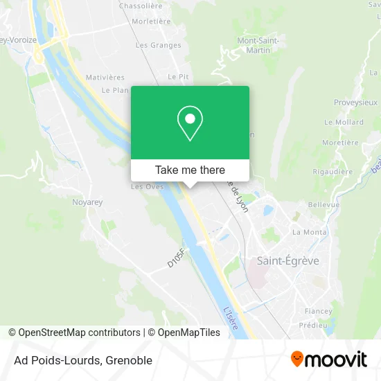 Ad Poids-Lourds map