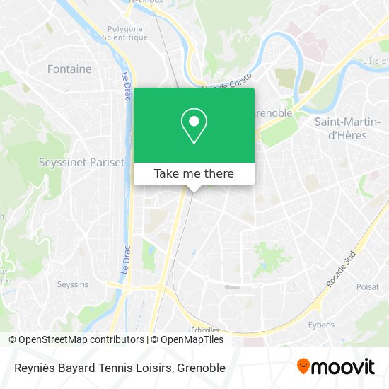 Reyniès Bayard Tennis Loisirs map