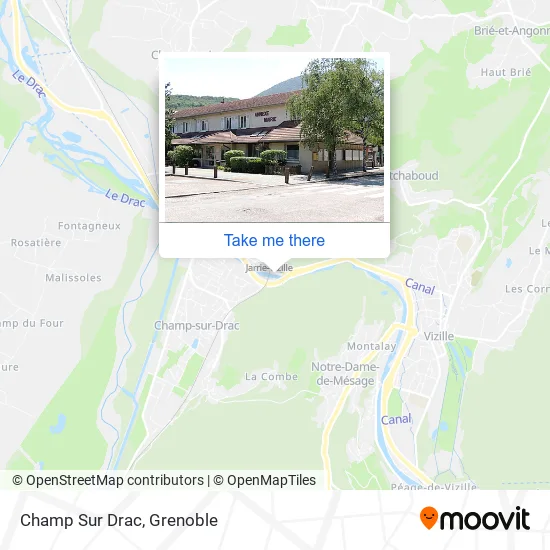 Champ Sur Drac map