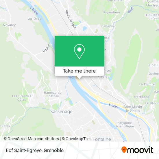 Ecf Saint-Egrève map
