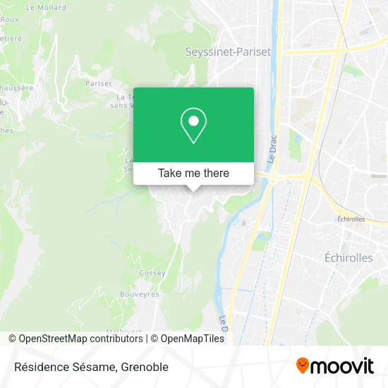 Résidence Sésame map