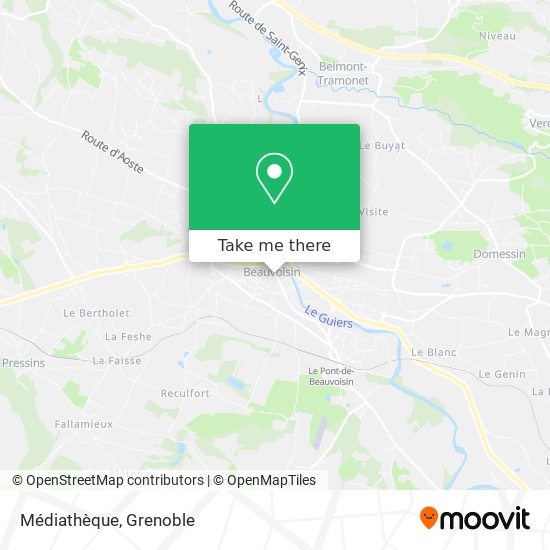 Médiathèque map