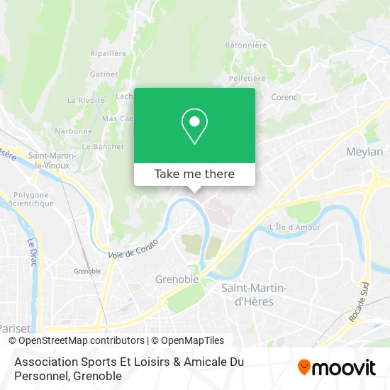 Association Sports Et Loisirs & Amicale Du Personnel map