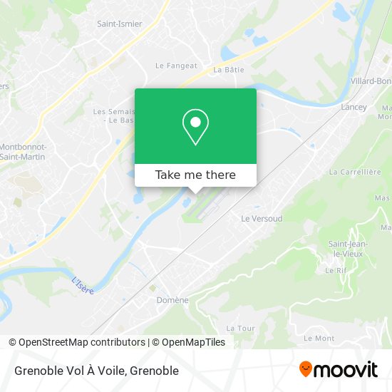 Grenoble Vol À Voile map