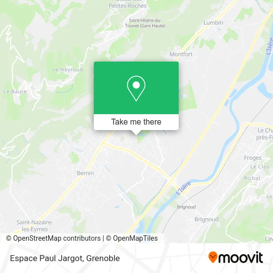 Espace Paul Jargot map