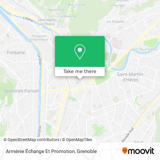 Arménie Échange Et Promotion map