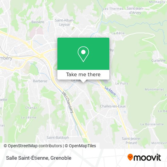 Salle Saint-Étienne map