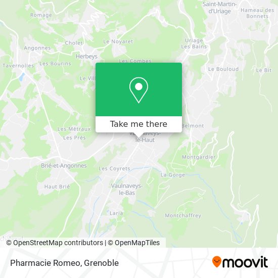 Pharmacie Romeo map