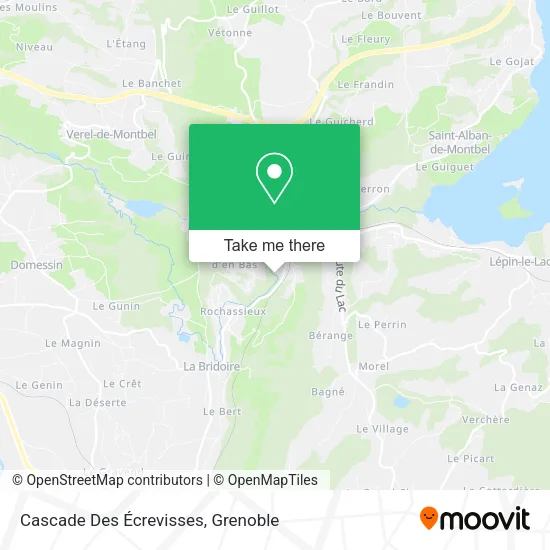 Cascade Des Écrevisses map