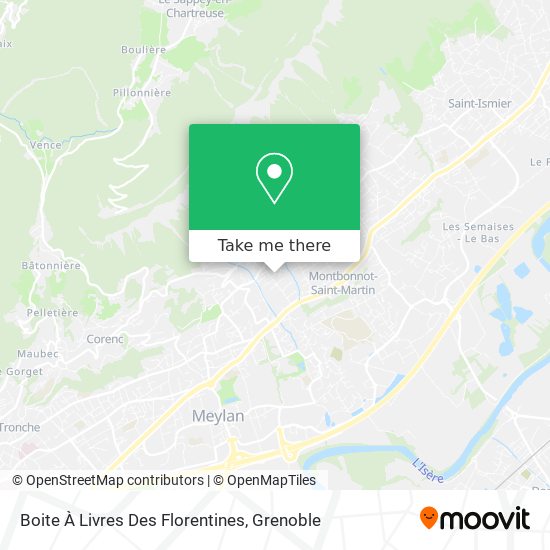 Boite À Livres Des Florentines map