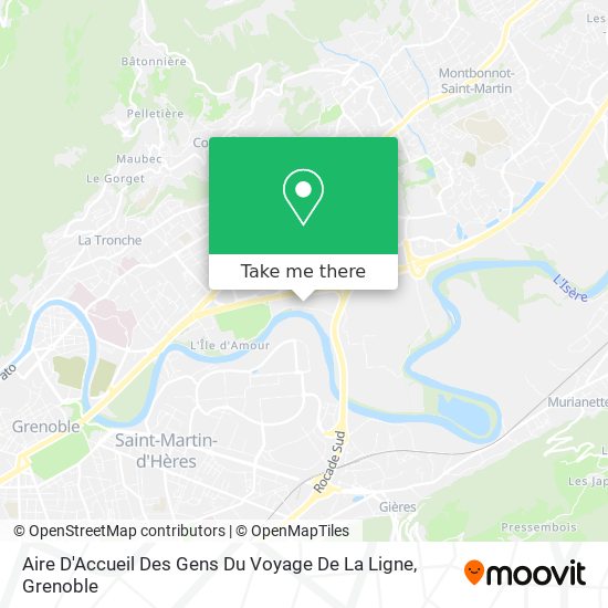 Aire D'Accueil Des Gens Du Voyage De La Ligne map
