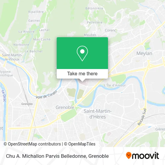 Chu A. Michallon Parvis Belledonne map