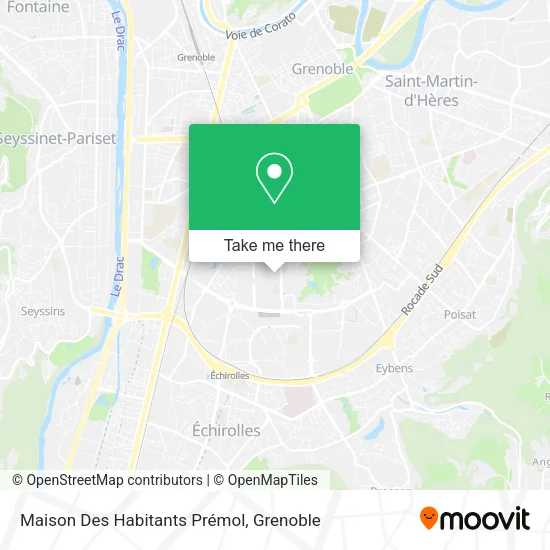 Maison Des Habitants Prémol map