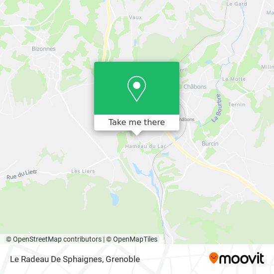Le Radeau De Sphaignes map