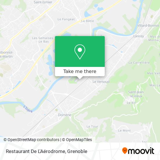 Restaurant De L'Aérodrome map