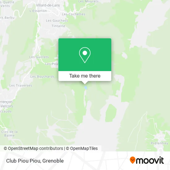 Club Piou Piou map