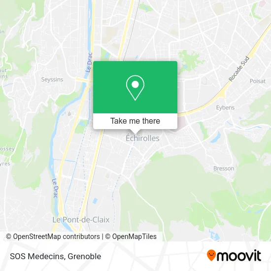 SOS Medecins map