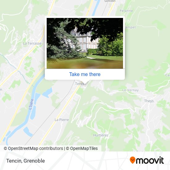 Tencin map