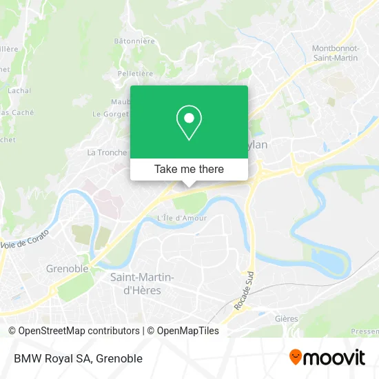 BMW Royal SA map