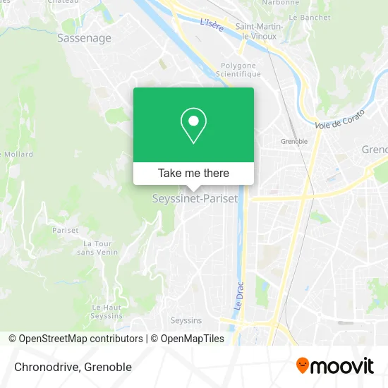 Chronodrive map