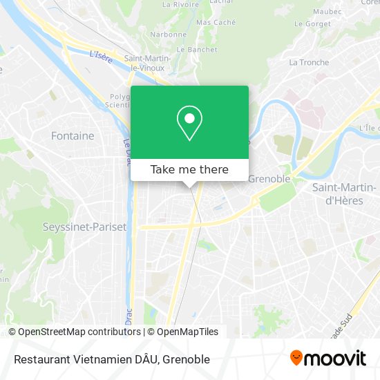 Restaurant Vietnamien DÂU map