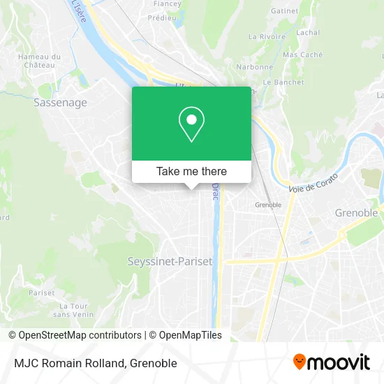 MJC Romain Rolland map