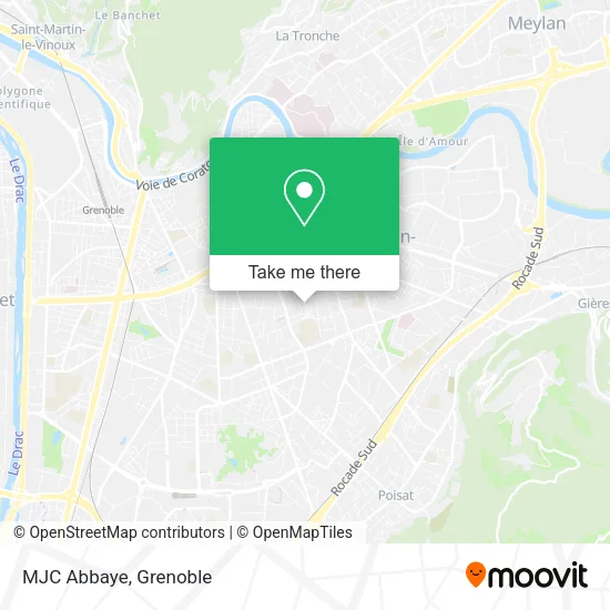 MJC Abbaye map