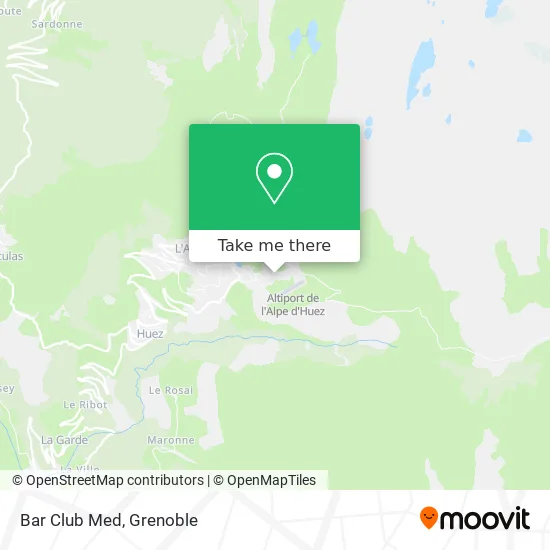 Bar Club Med map