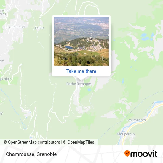 Chamrousse map