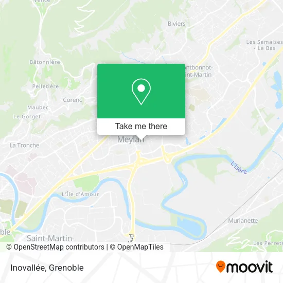 Inovallée map