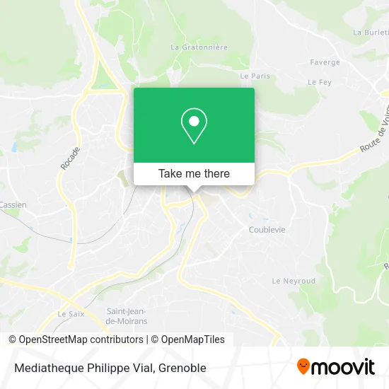 Mediatheque Philippe Vial map