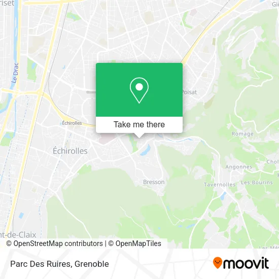 Parc Des Ruires map