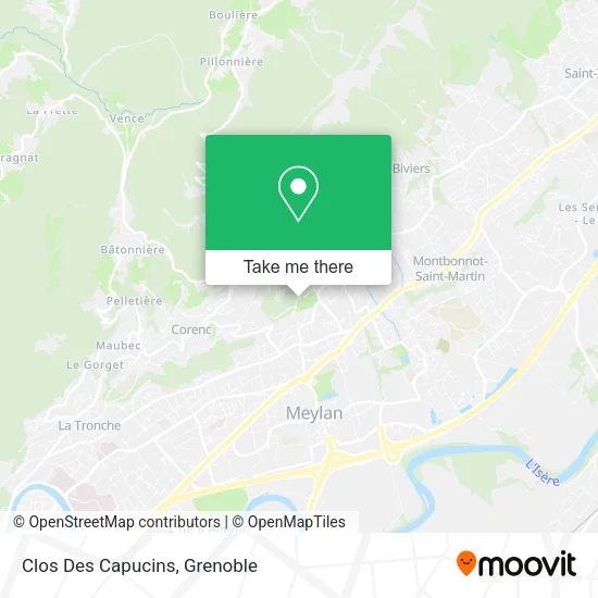 Clos Des Capucins map