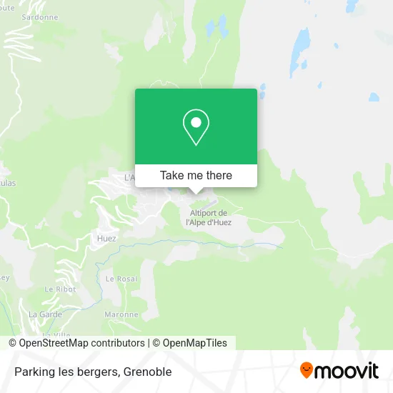 Parking les bergers map