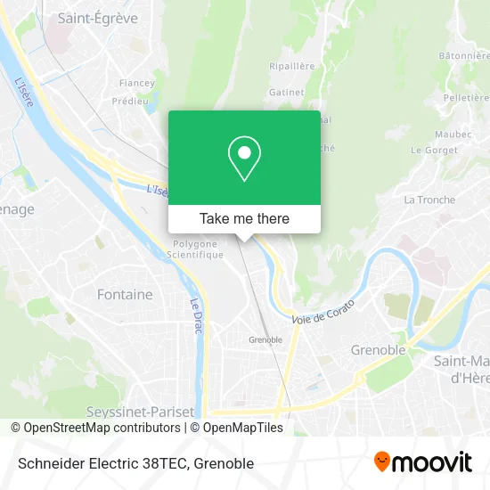 Schneider Electric 38TEC map