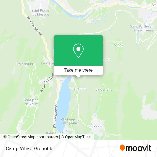 Camp Vitiaz map