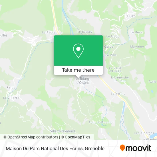 Maison Du Parc National Des Ecrins map