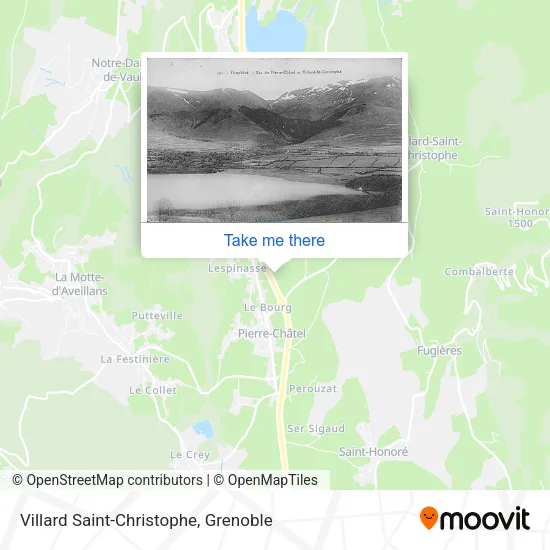 Villard Saint-Christophe map
