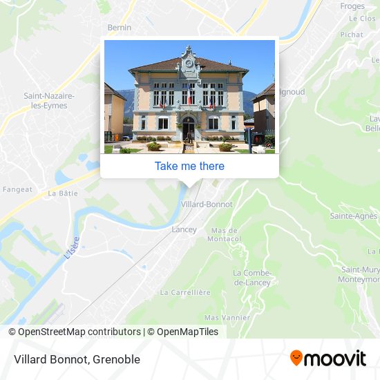 Mapa Villard Bonnot