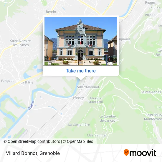 Villard Bonnot map